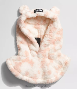 acessório The North Face bebê urso suave oso capuz gardênia branca desbotada estampa floral 8T02T820