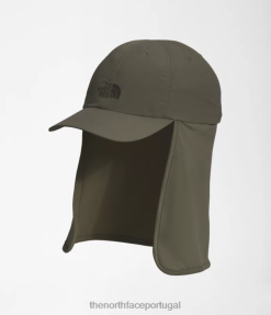 acessório The North Face unissex chapéu protetor solar horizonte novo verde taupe 8T02T367