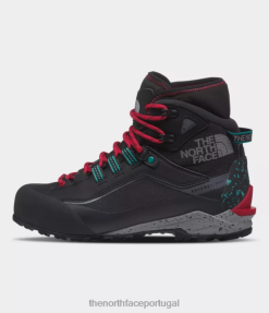 calçados The North Face homens série summit botas breithorn futurelight tnf preto/tnf vermelho 8T02T1126