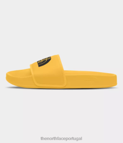 calçados The North Face homens slides do acampamento base iii cimeira ouro/tnf preto 8T02T32