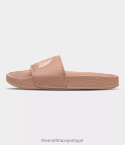 calçados The North Face mulheres slides do acampamento base iii café creme/areia noturna rosa 8T02T573