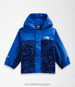 roupas The North Face bebê jaqueta de chuva antora estampa camuflada tnf pássaro azul 8T02T587