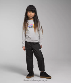 roupas The North Face crianças calça de chuva antora tnf preto 8T02T271