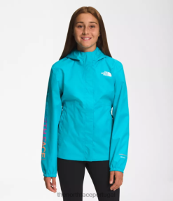 roupas The North Face crianças jaqueta de chuva antora mergulho azul 8T02T759