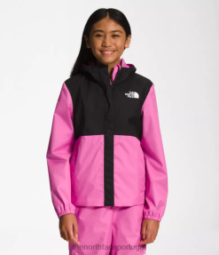 roupas The North Face crianças jaqueta de chuva antora super rosa 8T02T755