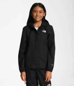 roupas The North Face crianças jaqueta de chuva antora tnf preto 8T02T751