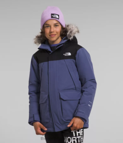 roupas The North Face crianças parka mcmurdo caverna azul 8T02T463