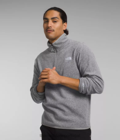 roupas The North Face homens alpino polartec 100 -zip tnf urze cinza médio 8T02T777