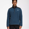 roupas The North Face homens alpino polartec 200 -zip azul sombreado/preto tnf 8T02T356