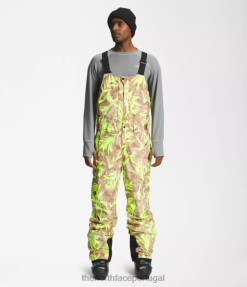 roupas The North Face homens babadores de liberdade impressão de pincel utilitário marrom 8T02T657