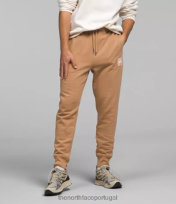 roupas The North Face homens box nse joggers manteiga de amêndoa 8T02T1042