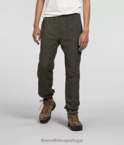 roupas The North Face homens calça fácil de nylon tnf novo verde taupe 8T02T490