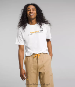 roupas The North Face homens camiseta urbana manga curta tnf branco/vancouver 8T02T1071