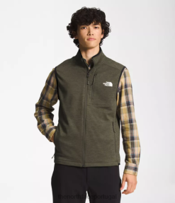 roupas The North Face homens colete canyonlands nova urze verde taupe 8T02T98