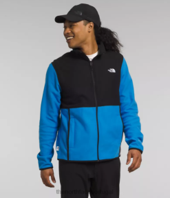 roupas The North Face homens jaqueta alpina polartec 100 azul óptico/tnf preto 8T02T17