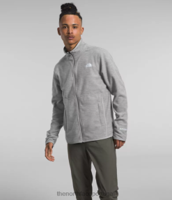 roupas The North Face homens jaqueta alpina polartec 100 tnf urze cinza médio 8T02T16