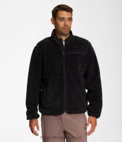 roupas The North Face homens jaqueta com zíper completo e pilha extrema tnf preto 8T02T546