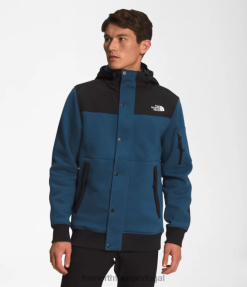roupas The North Face homens jaqueta de lã highrail azul sombrio 8T02T545