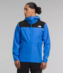 roupas The North Face homens jaqueta dryzzle future light azul óptico/tnf preto 8T02T1118