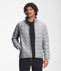 roupas The North Face homens jaqueta térmica termoball 2.0 mesclar cinza 8T02T8