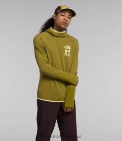 roupas The North Face homens moletom com capuz cerro alto musgo de enxofre 8T02T550