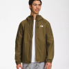 roupas The North Face homens moletom de chuva antora azeitona militar 8T02T1197