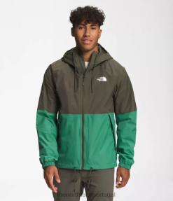 roupas The North Face homens moletom de chuva antora novo verde taupe/verde grama profundo 8T02T1202