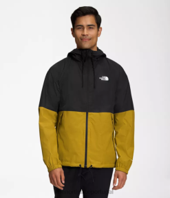 roupas The North Face homens moletom de chuva antora tnf preto/ouro mineral 8T02T1196