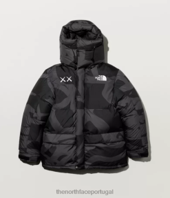 roupas The North Face homens tnf x kaws retro 1994 parka do Himalaia impressão de hino preto kw tnf 8T02T144
