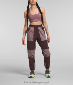 roupas The North Face mulheres calça jogger okt flash marrom carvão/cinza fulvo 8T02T853
