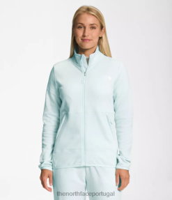 roupas The North Face mulheres canyonlands full-zip clarabóia azul branco urze 8T02T379