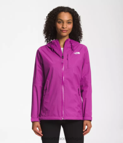 roupas The North Face mulheres jaqueta alta vista flor de cacto roxo 8T02T329