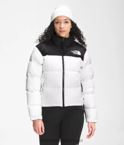 roupas The North Face mulheres Jaqueta nuptse retrô 1996 tnf branco 8T02T727