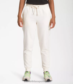 roupas The North Face mulheres joggers Heritage gardênia branca 8T02T333