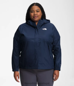 roupas The North Face mulheres mais jaqueta antora marinha do cume 8T02T239