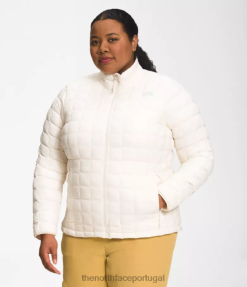 roupas The North Face mulheres mais jaqueta termoball eco 2.0 gardênia branca 8T02T53