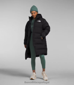 roupas The North Face mulheres parka nuptse tnf preto 8T02T564
