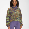 roupas The North Face mulheres pulôver de pêlo extremo impressão de acampamento pontilhado marrom utilitário 8T02T806