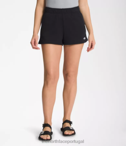 roupas The North Face mulheres shorts de lã meia cúpula tnf preto/tnf branco 8T02T1290