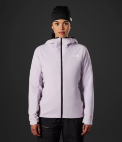 roupas The North Face mulheres Summit Series Casaval Hybrid Moletom Com Capuz névoa de lavanda 8T02T320